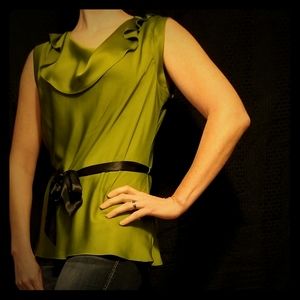 Worthington green blouse